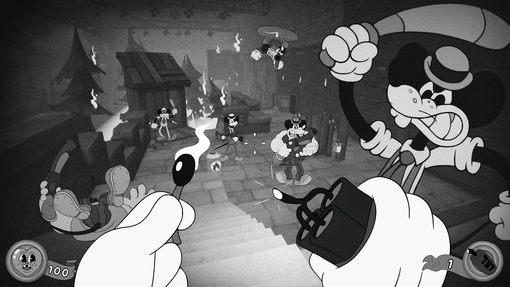 Black-and-white Mickey Mouse-styled shooter Mouse: P.I. For Hire delayed